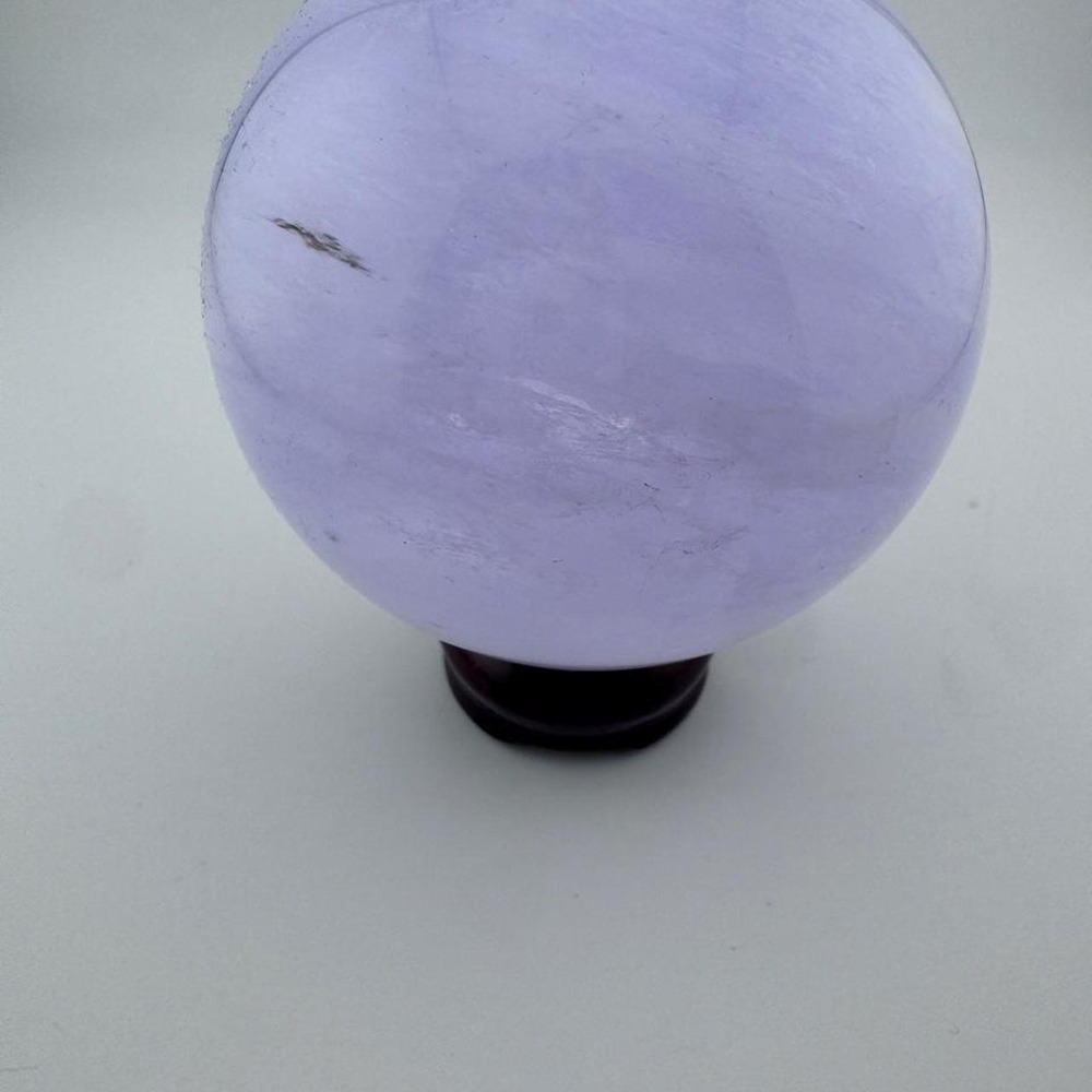 Lavender Smelting Quartz Crystal Sphere